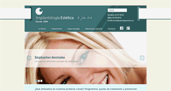 Desktop Screenshot of implantologiaestetica.com